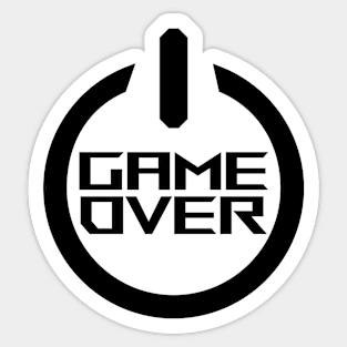 Game Over Sticker